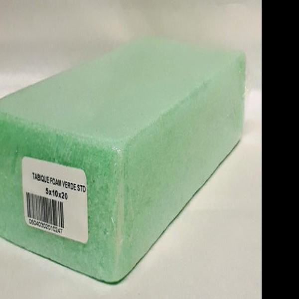 TABIQUE DE FOAMI 5X10X20 VDE PISTACHE CONFETTI C40